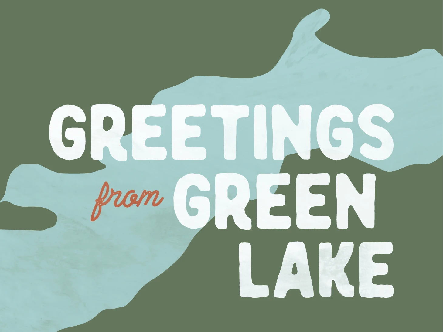 Greetings from Green Lake, Wisconsin Image